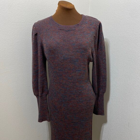 Anthropologie Amour Vert Alaya Organic Cotton Sweater Dress Size Medium - Picture 2 of 12